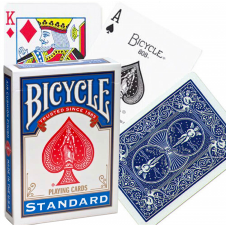 Kosmetinis defektas Bicycle Rider Standard pokerio kortos (Mėlynos)